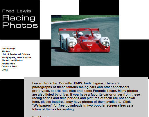 fred lewis website screencap