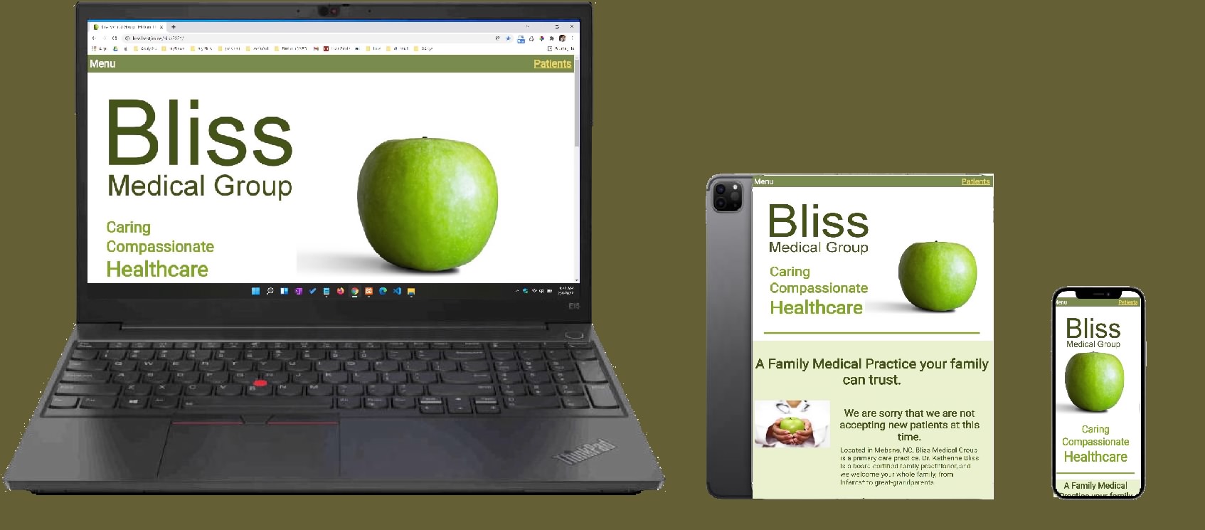 Website examples - Derrick Kirkman